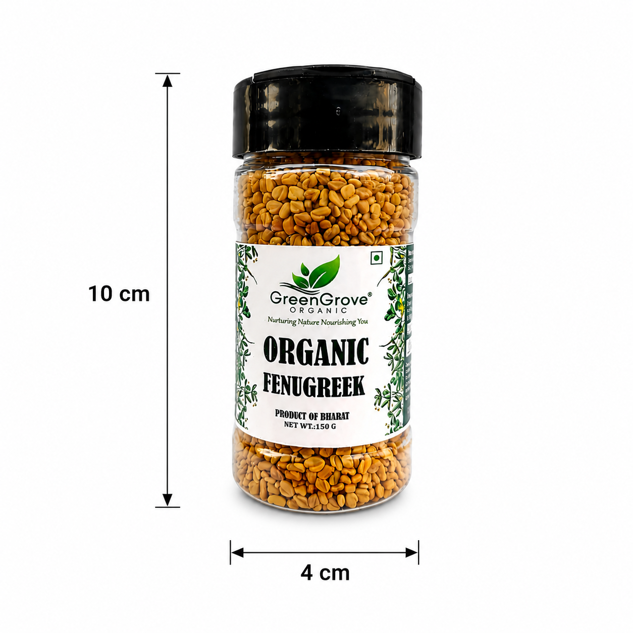 GreenGrove Organic Fenugreek (150 GM) (PACK OF 4)