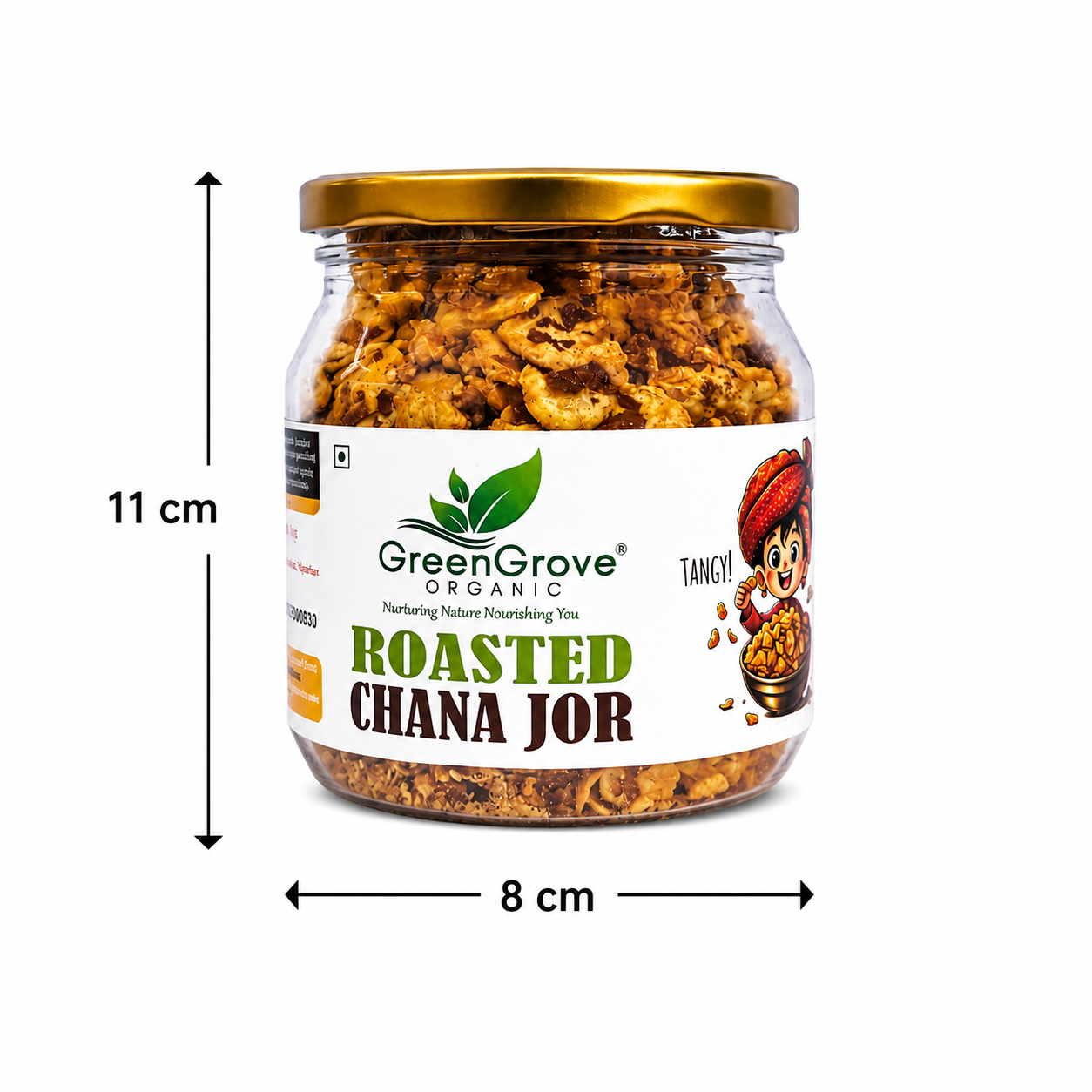 GreenGrove Organic Roasted Chana Jor Garam (200 GM)