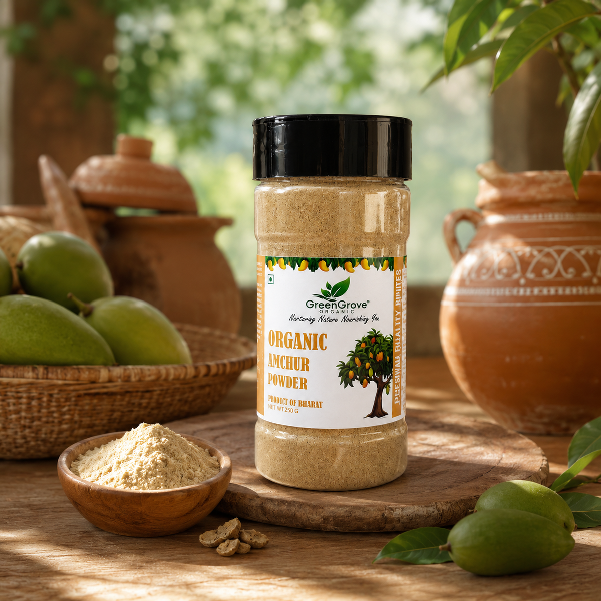 GreenGrove Organic Amchur Powder (250 GM) (PACK OF 2)