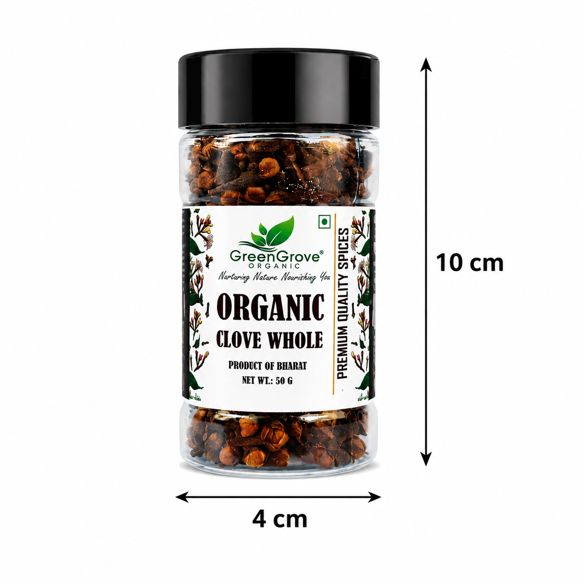 GreenGrove Organic Clove Whole (50 GM) (PACK OF 2)