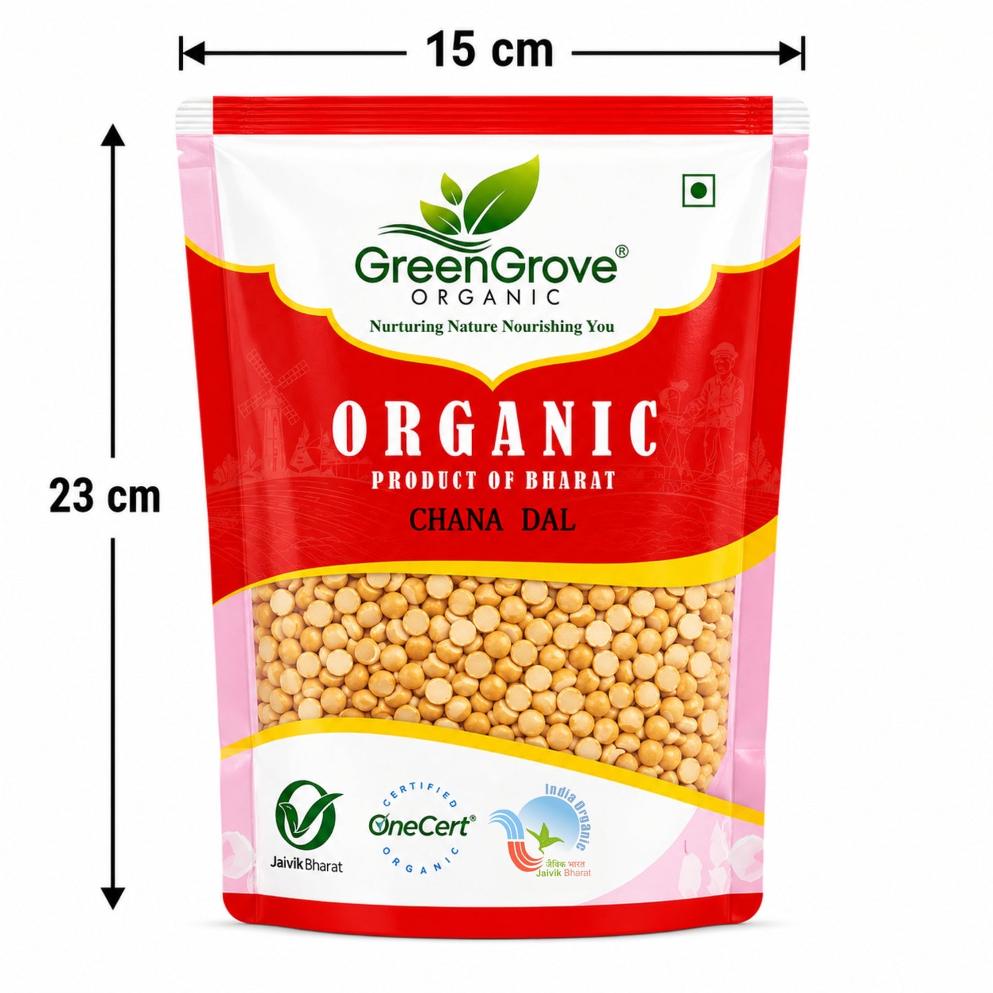 GreenGrove Organic Chana Dal (1 KG)