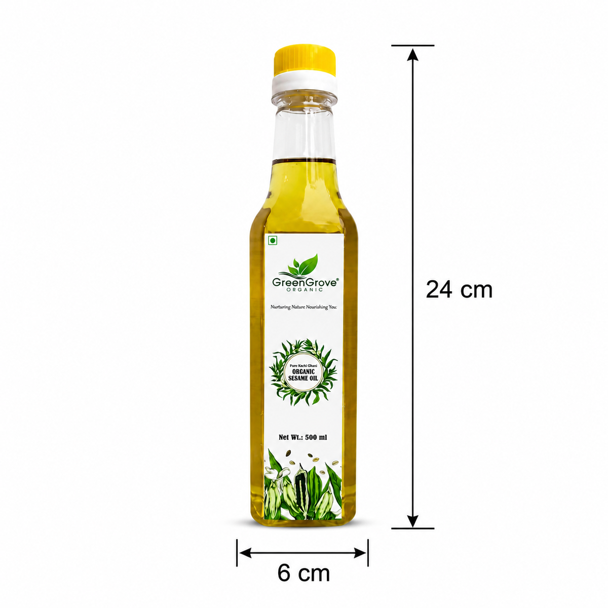 GreenGrove Organic Sesame Oil (White) (500 ML)