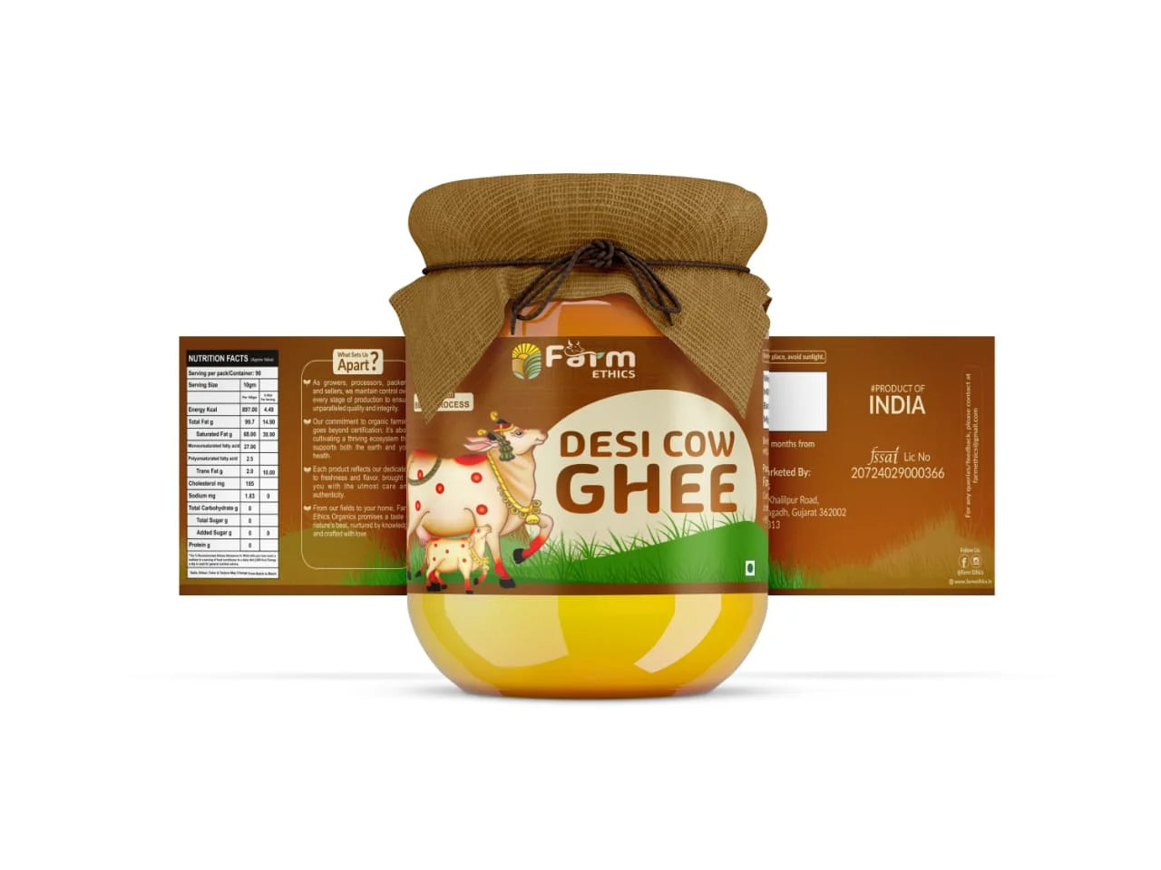 Farm Ethics Desi Cow Ghee