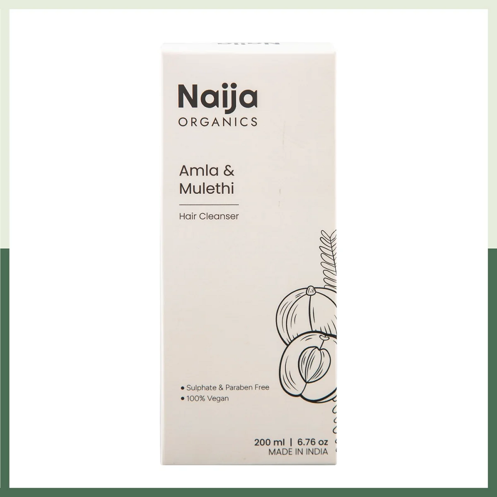 Naija Organics Amla & Mulethi Hair Cleanser / Shampoo (200 ML)
