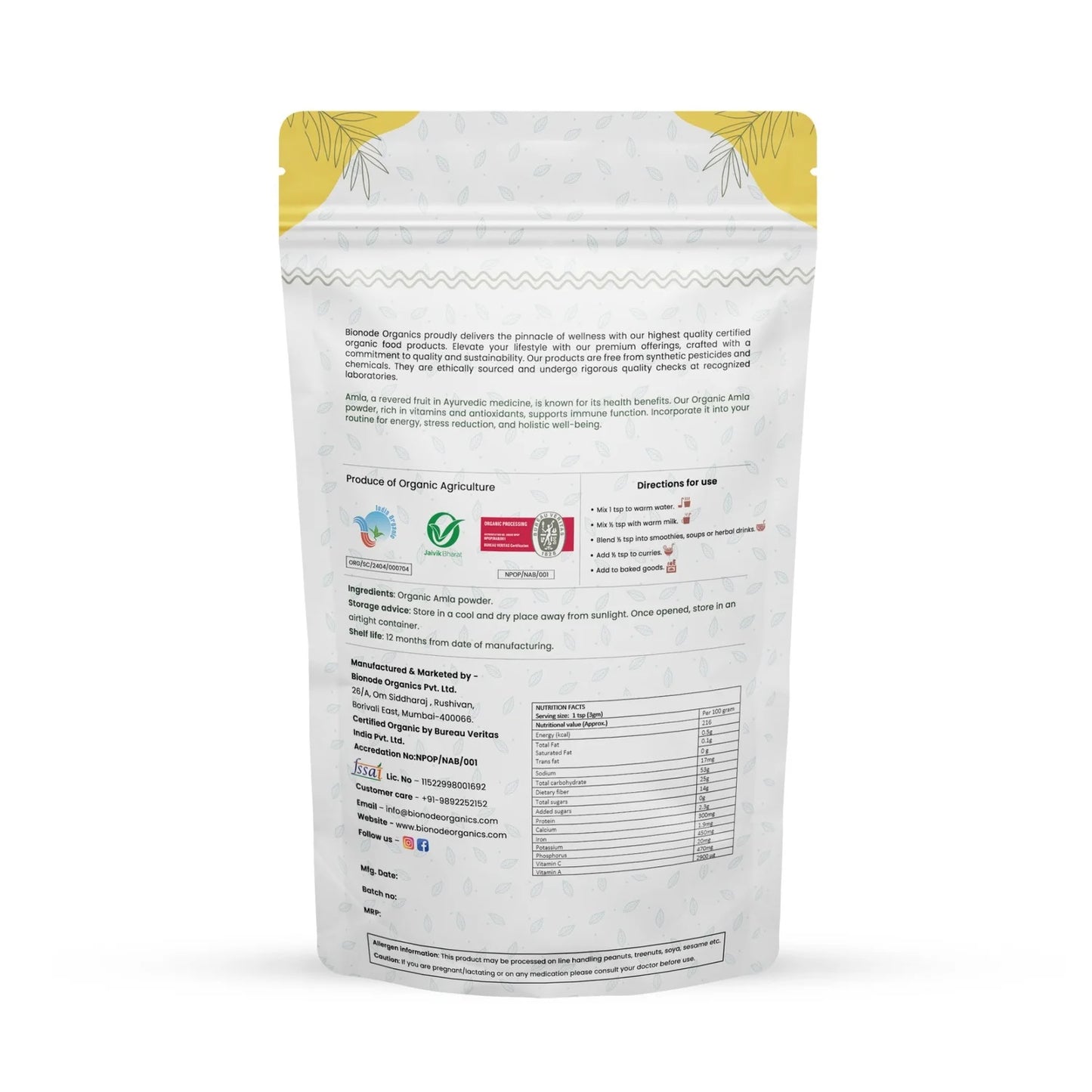 Bionode Organic Arjuna Powder (100 GM)