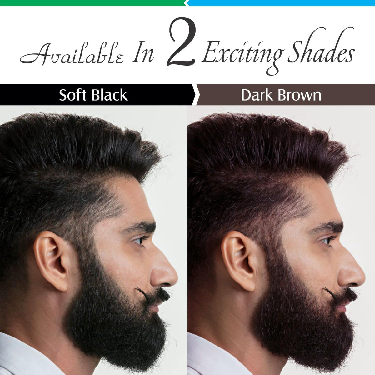 Vegetal Safe Dark Brown Color for Beard (25 GM)