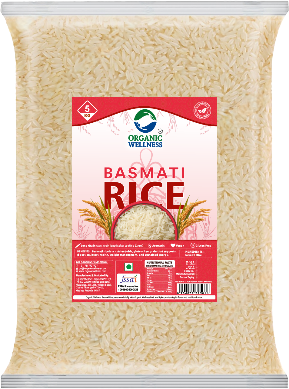 Organic Wellness Basmati Rice