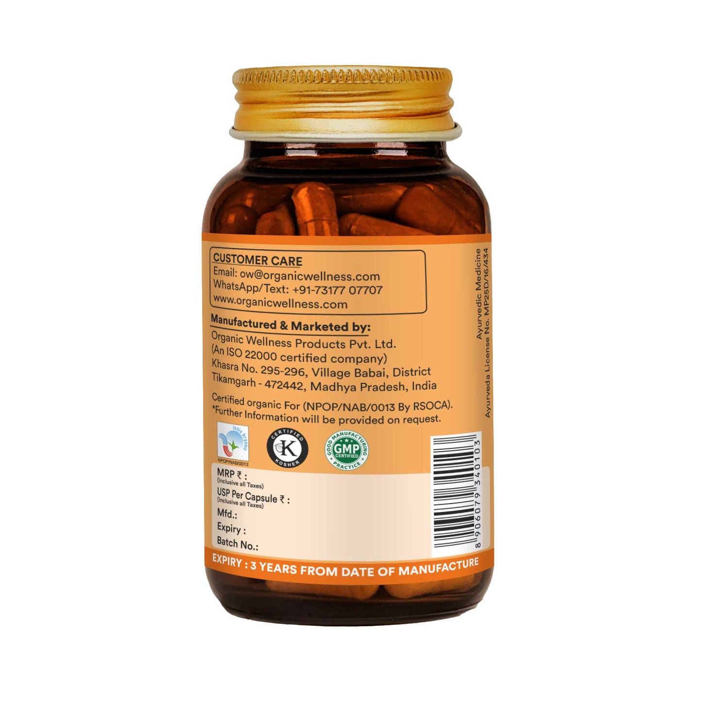 Organic Wellness Bowel Move 90 Capsules