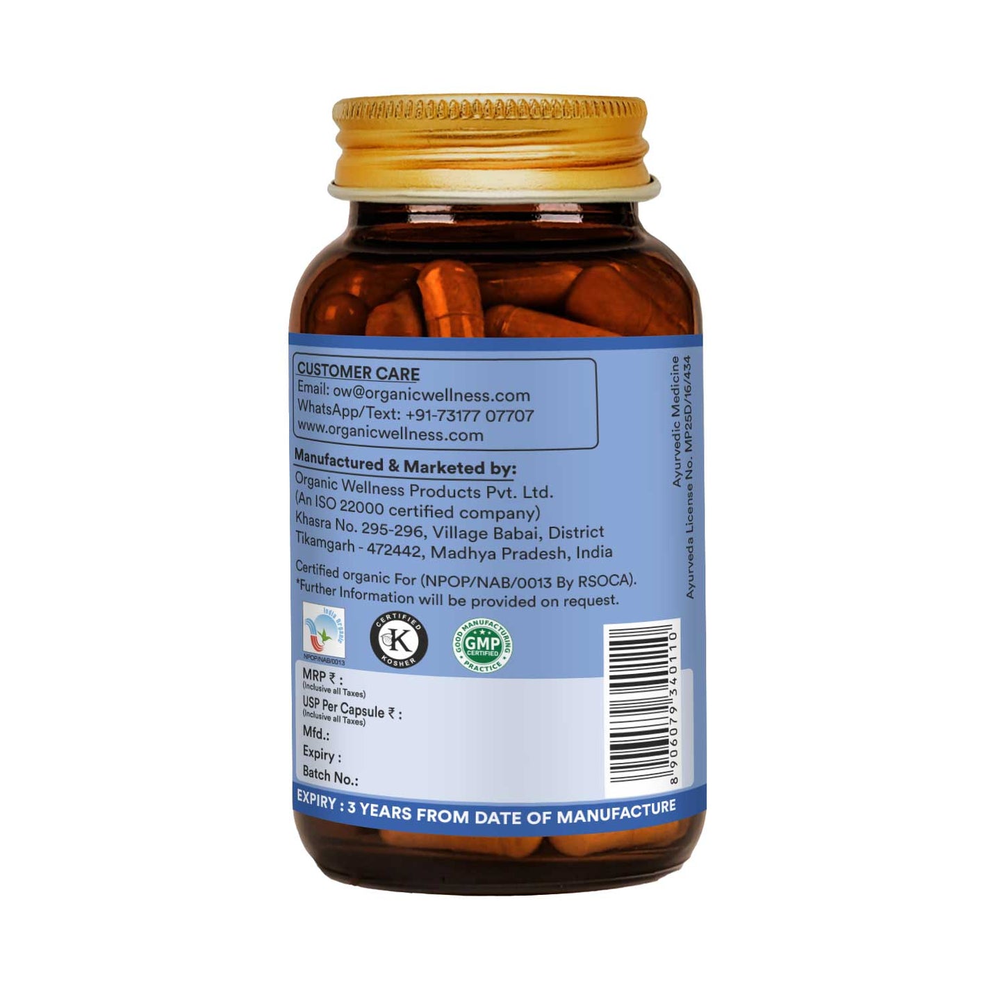 Organic Wellness Breathe well 90 Capsules