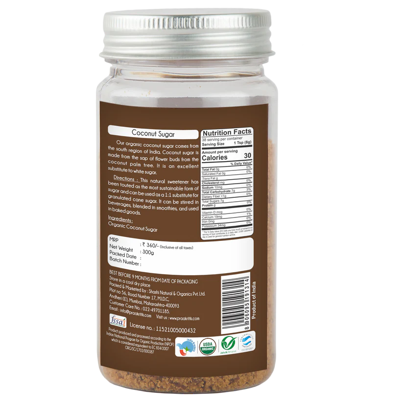 Praakritik Organic Coconut Sugar