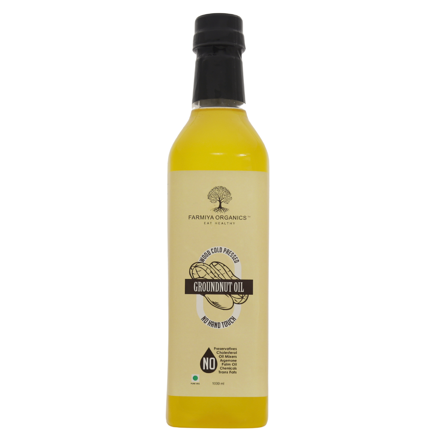 Farmiya Organics Groundnut Oil 1 Liter