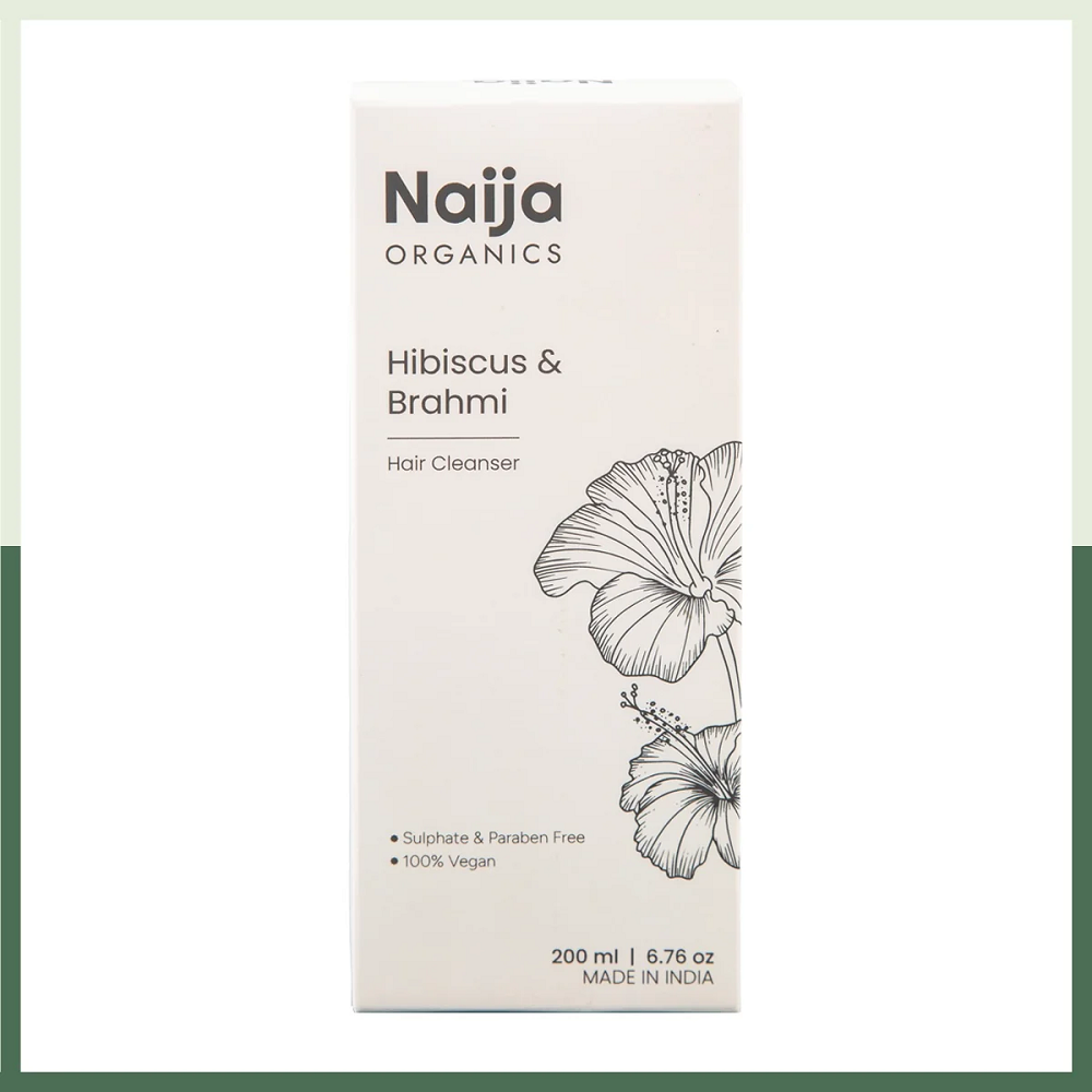 Naija Organics Hibiscus & Brahmi Hair Cleanser / Shampoo (200 ML)