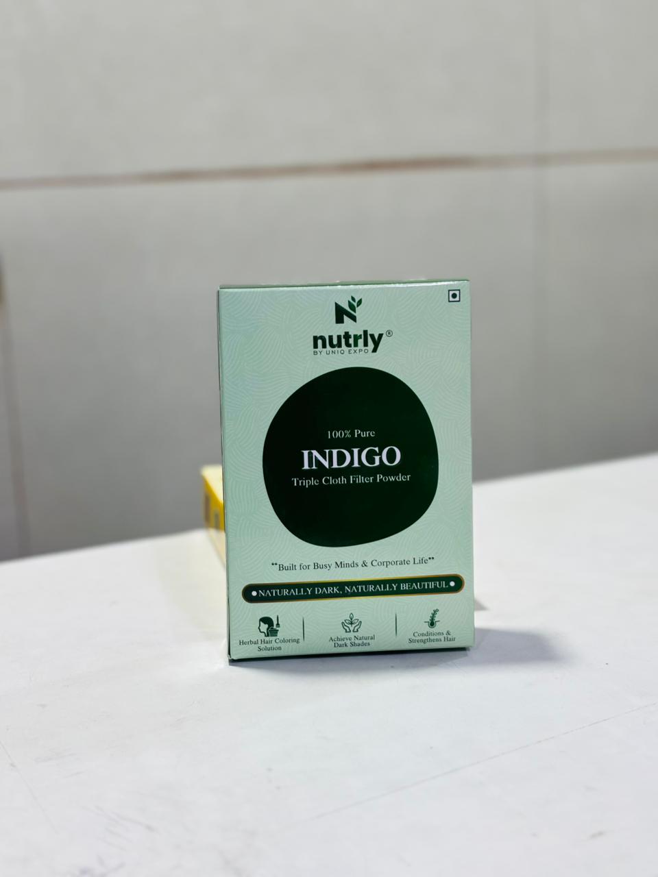 Nutrly Indigo Triple Cloth Filter Powder