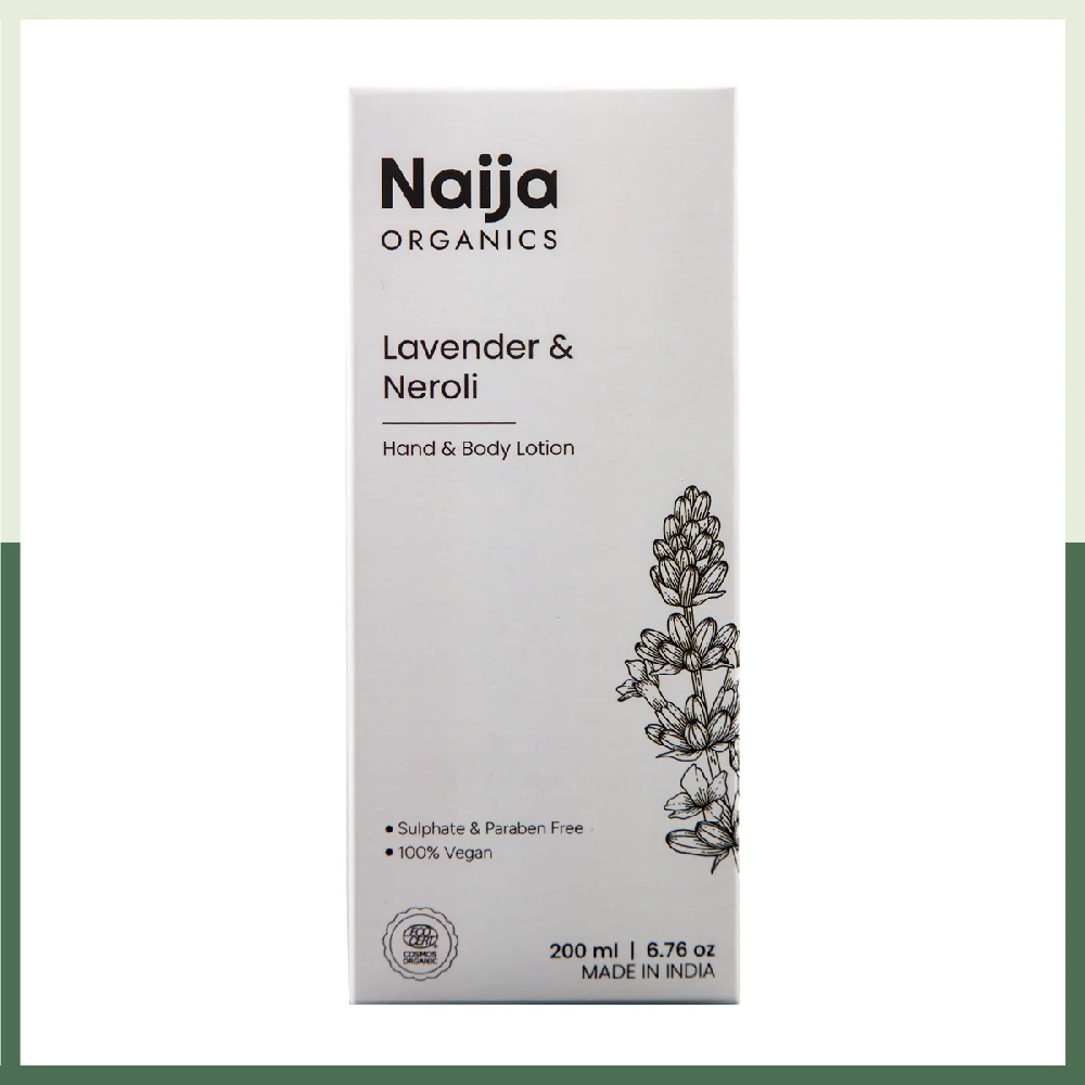 Naija Organics Lavender & Neroli Extract Hand & Body Lotion (200 ML)