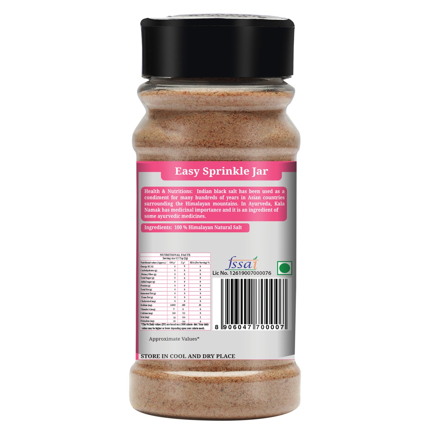 Organic Nation Black Salt