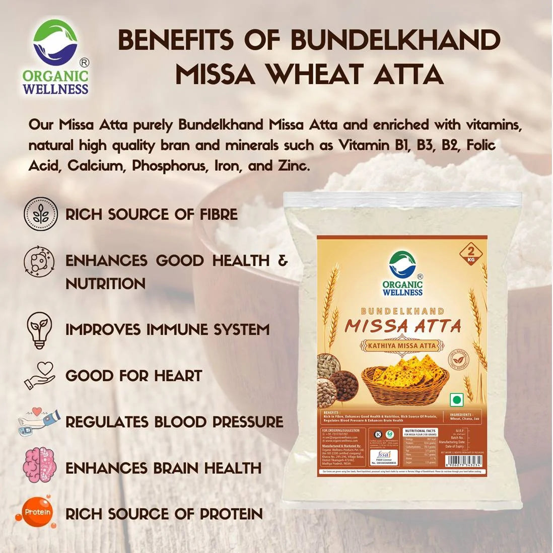 Organic Wellness Bundelkhand Missa Atta