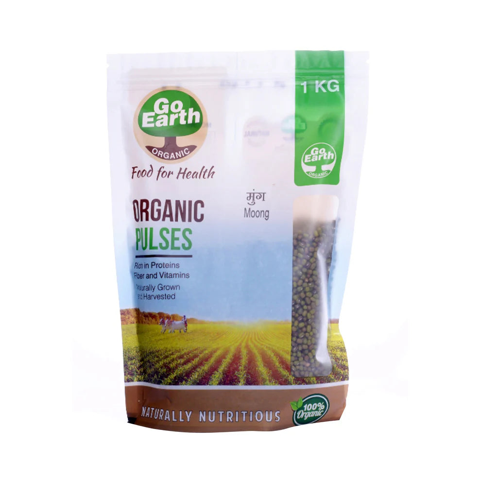 GoEarth Organic Moong Whole /Green Gram