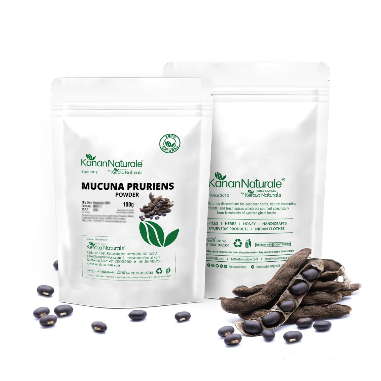 Kerala Naturals Mucuna Pruriens (100 GM)
