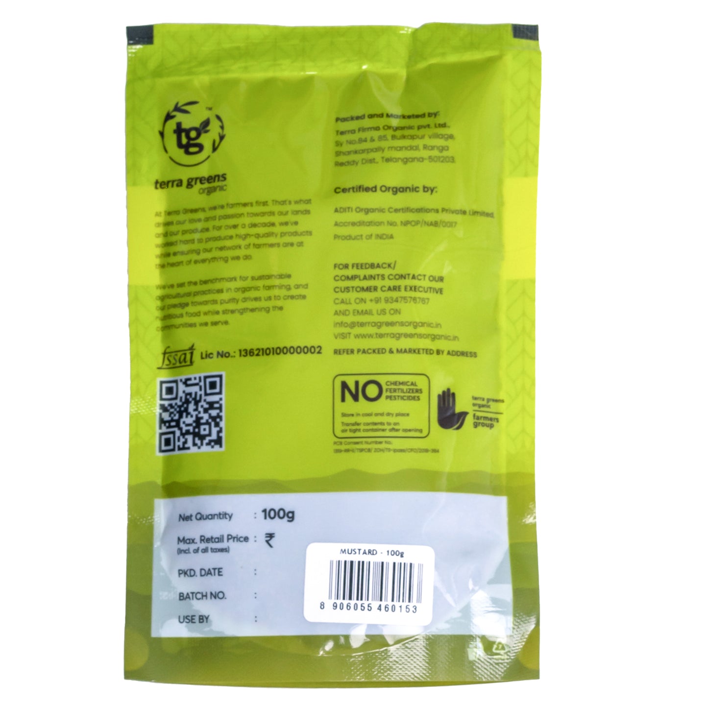 Terra Greens Organic Mustard
