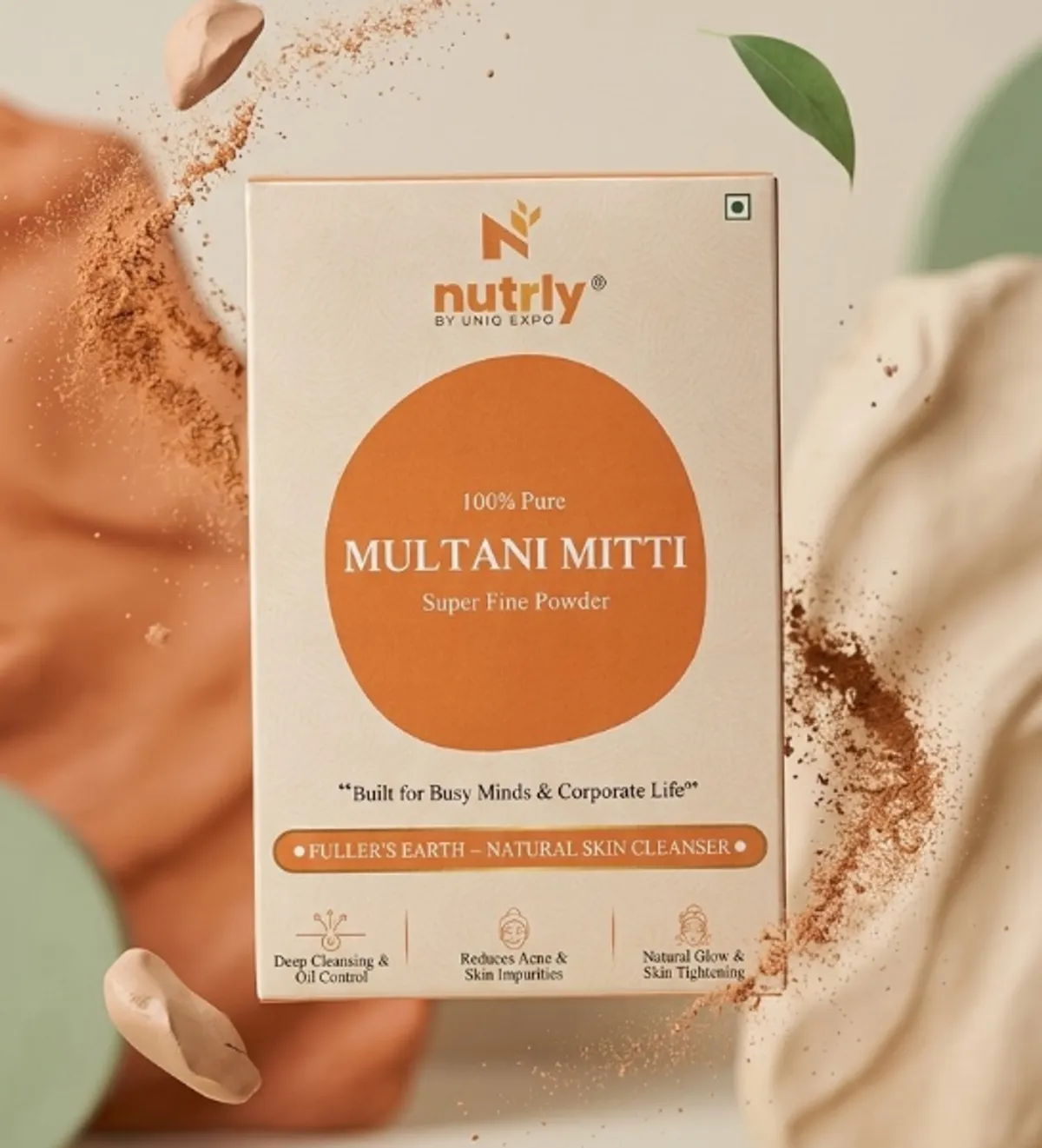 Nutrly Multani Mitti Super Fine Powder