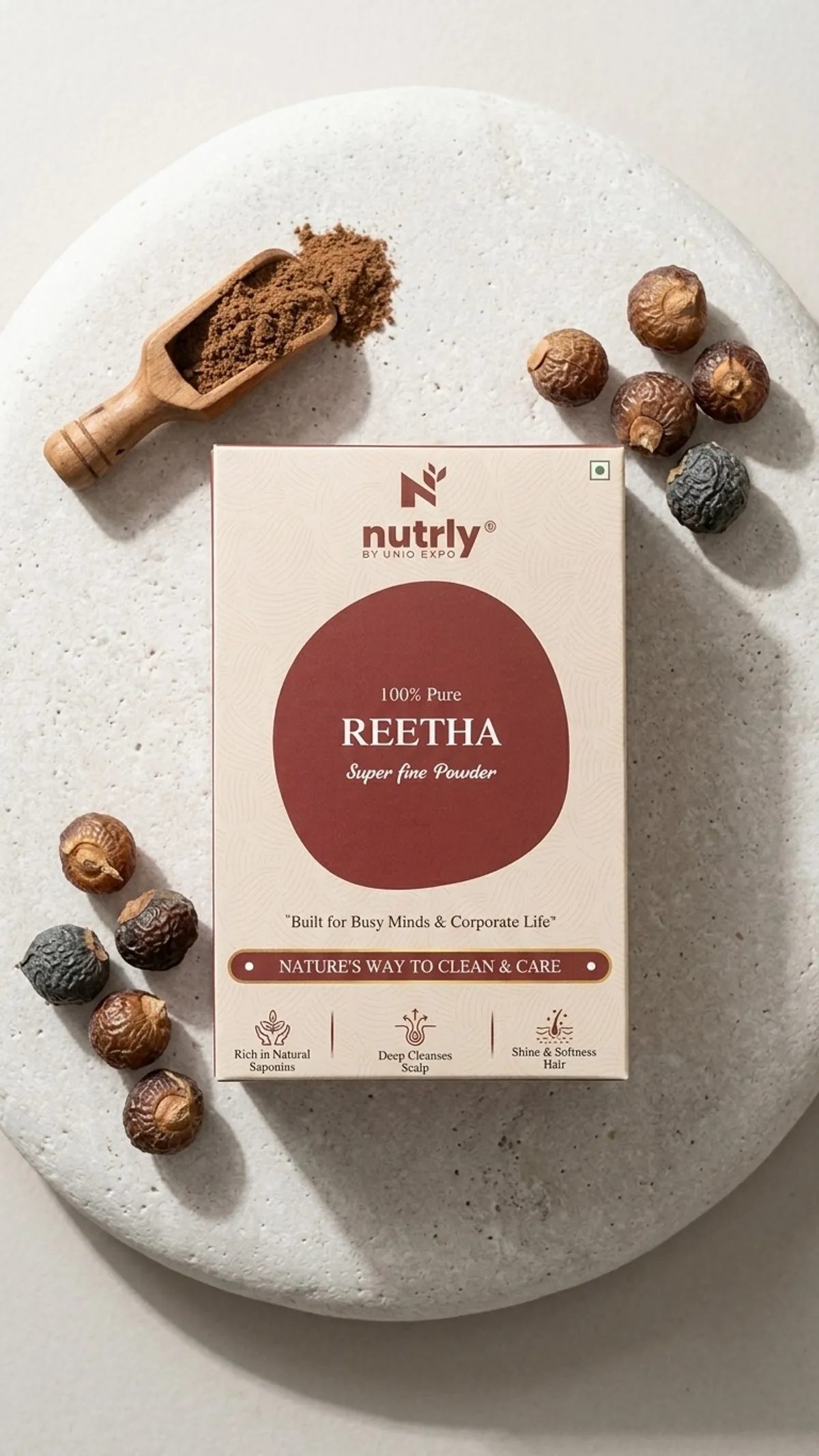 Nutrly Reetha Super Fine Powder