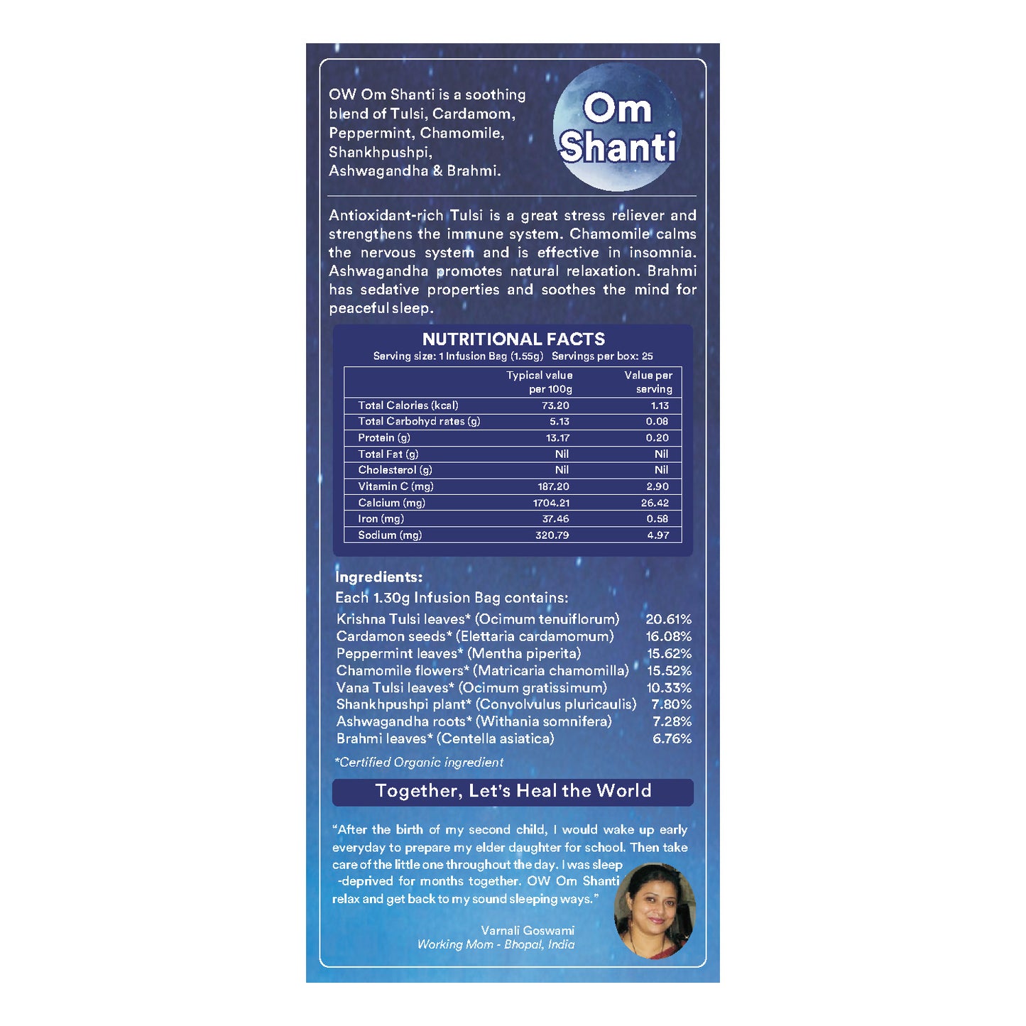 Organic Wellness OM Shanti Tea