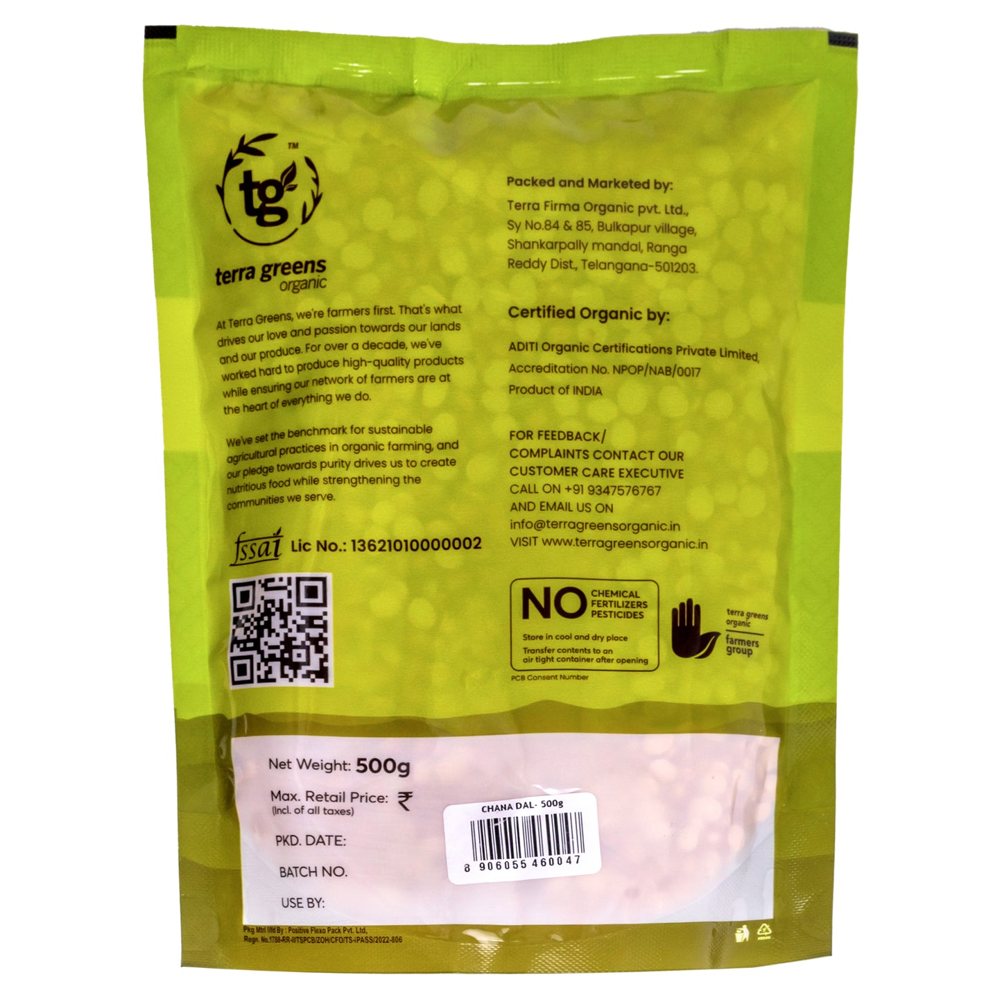 Terra Greens Organic Channa Dal