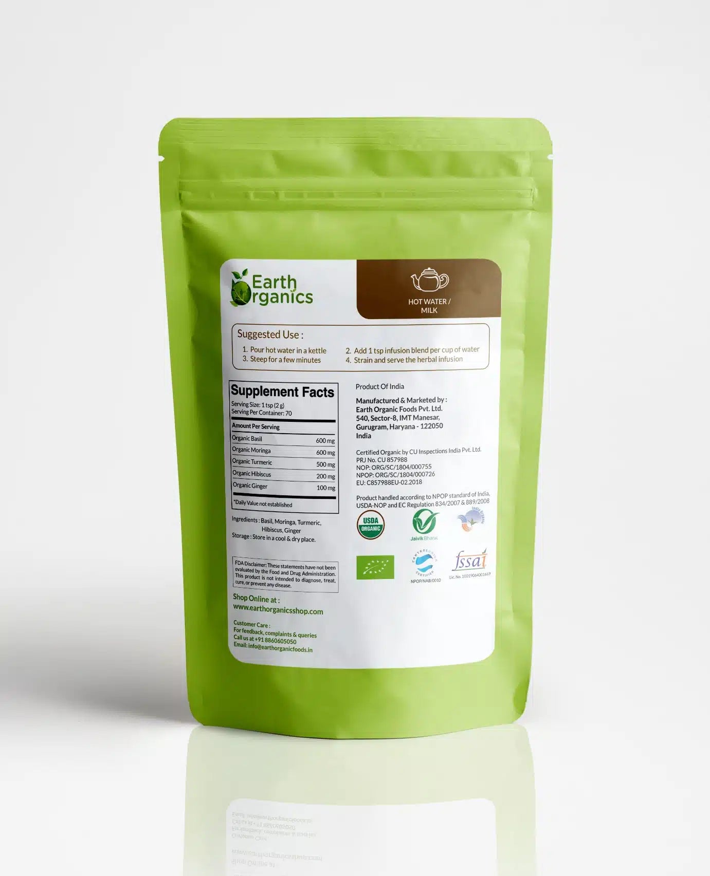 Earth Organics Detox Tea