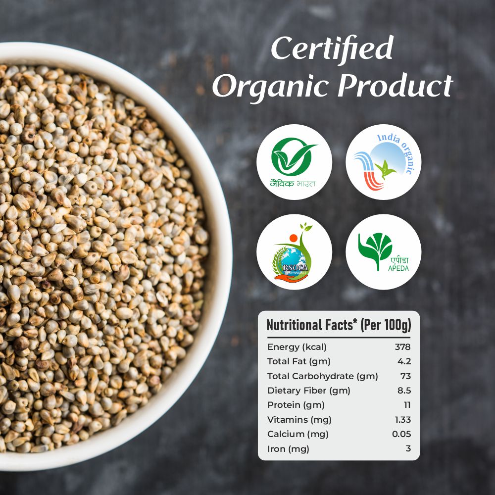 Nidhi Organics Pearl Millet (Desi Bajro)