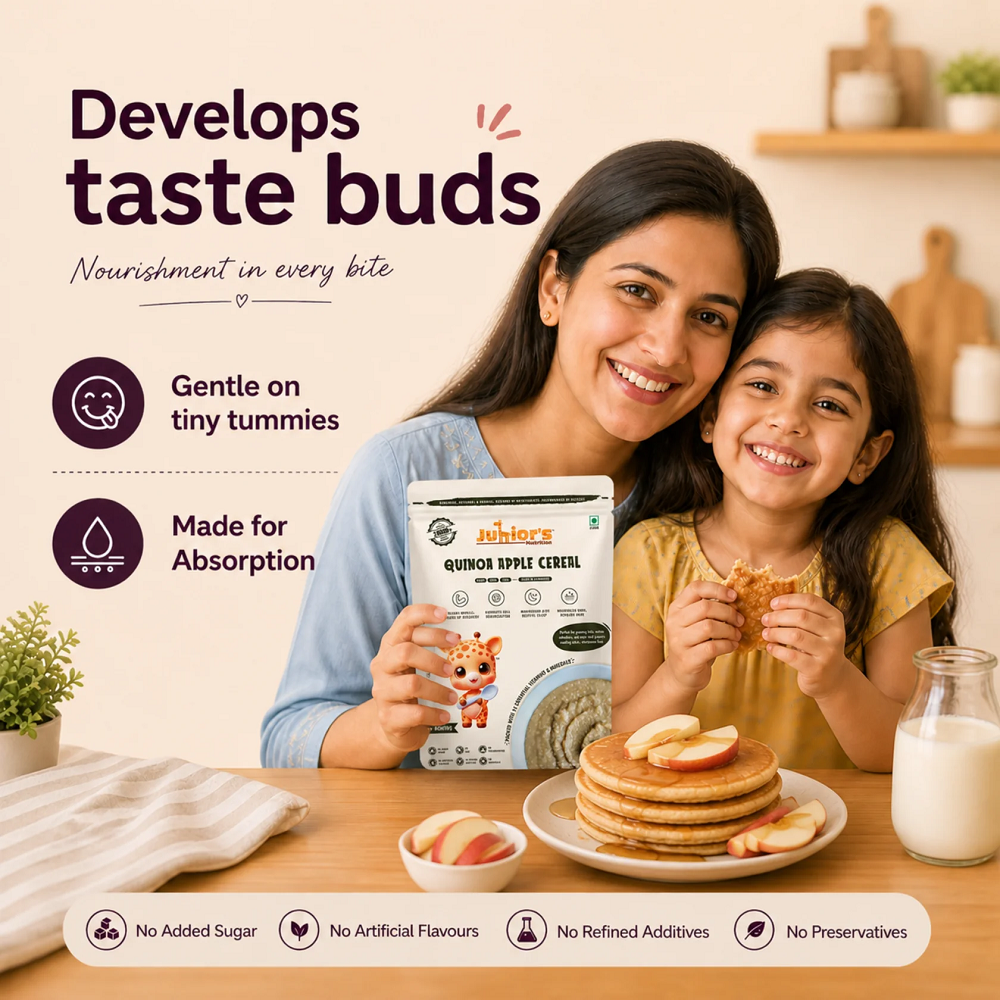 Junior's Nutrition Quinoa Apple Cereal (250 GM)