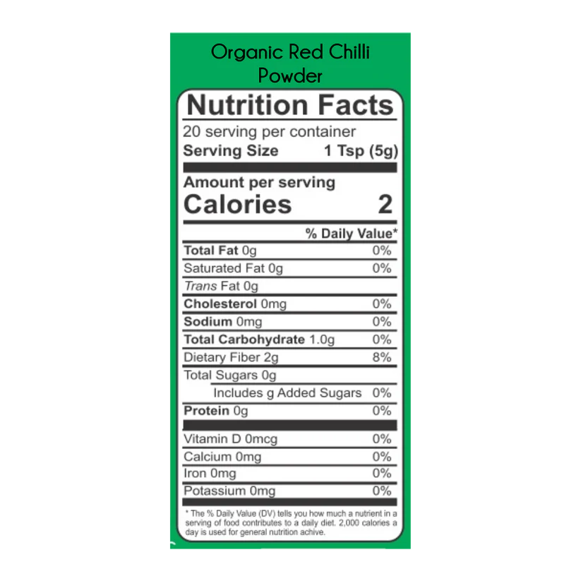 Praakritik Organic Red Chilli Powder 100g