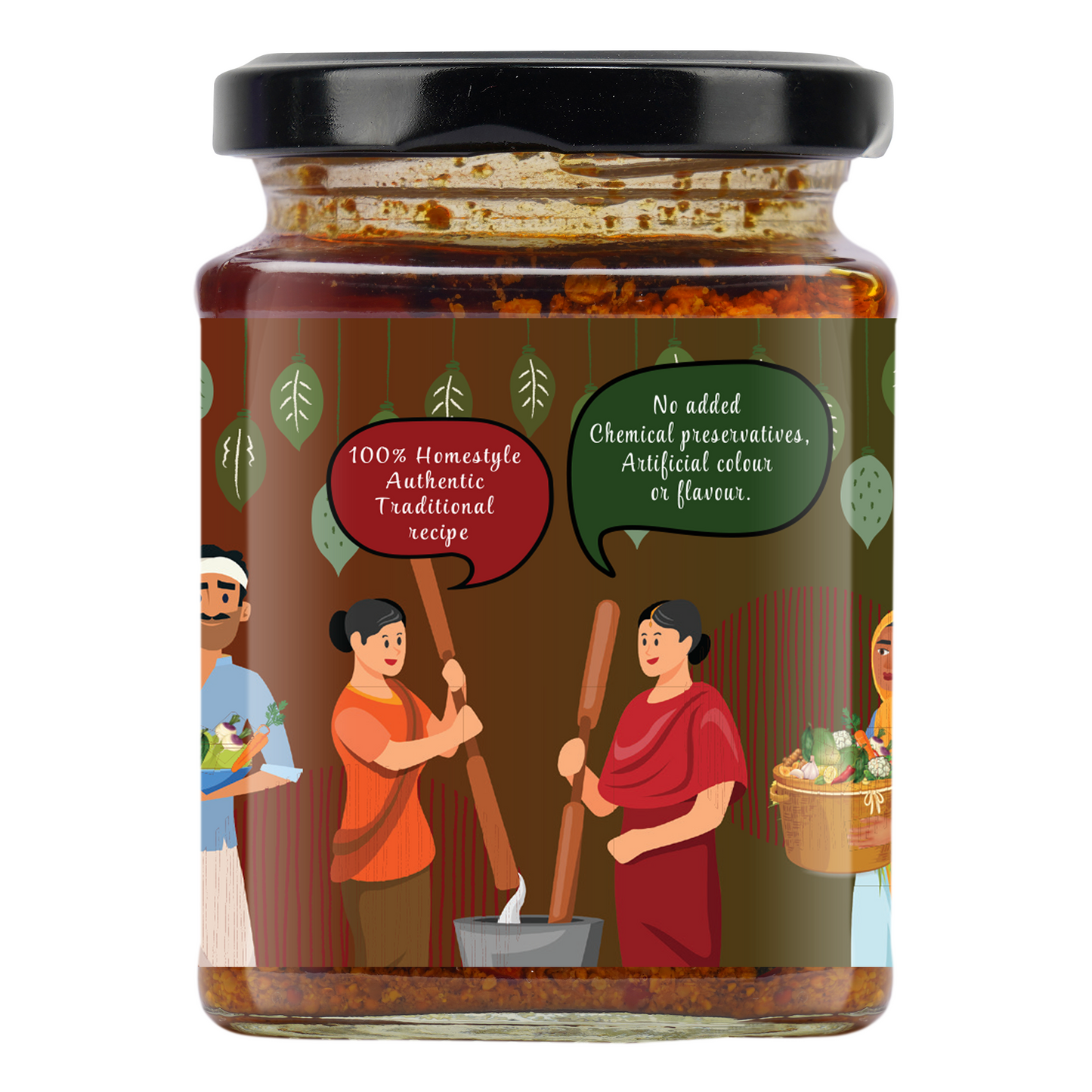 Organic Nation Bharwan Lal Mirch (Stuffed Red Chilli Pickle)