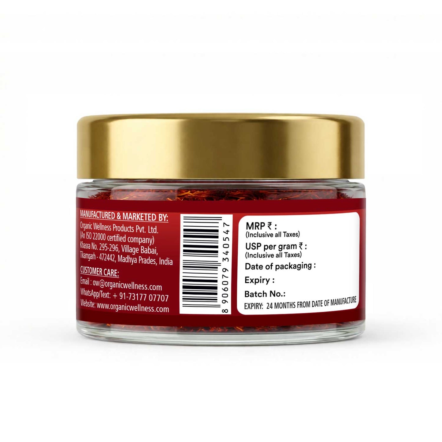 Organic Wellness Pure Saffron