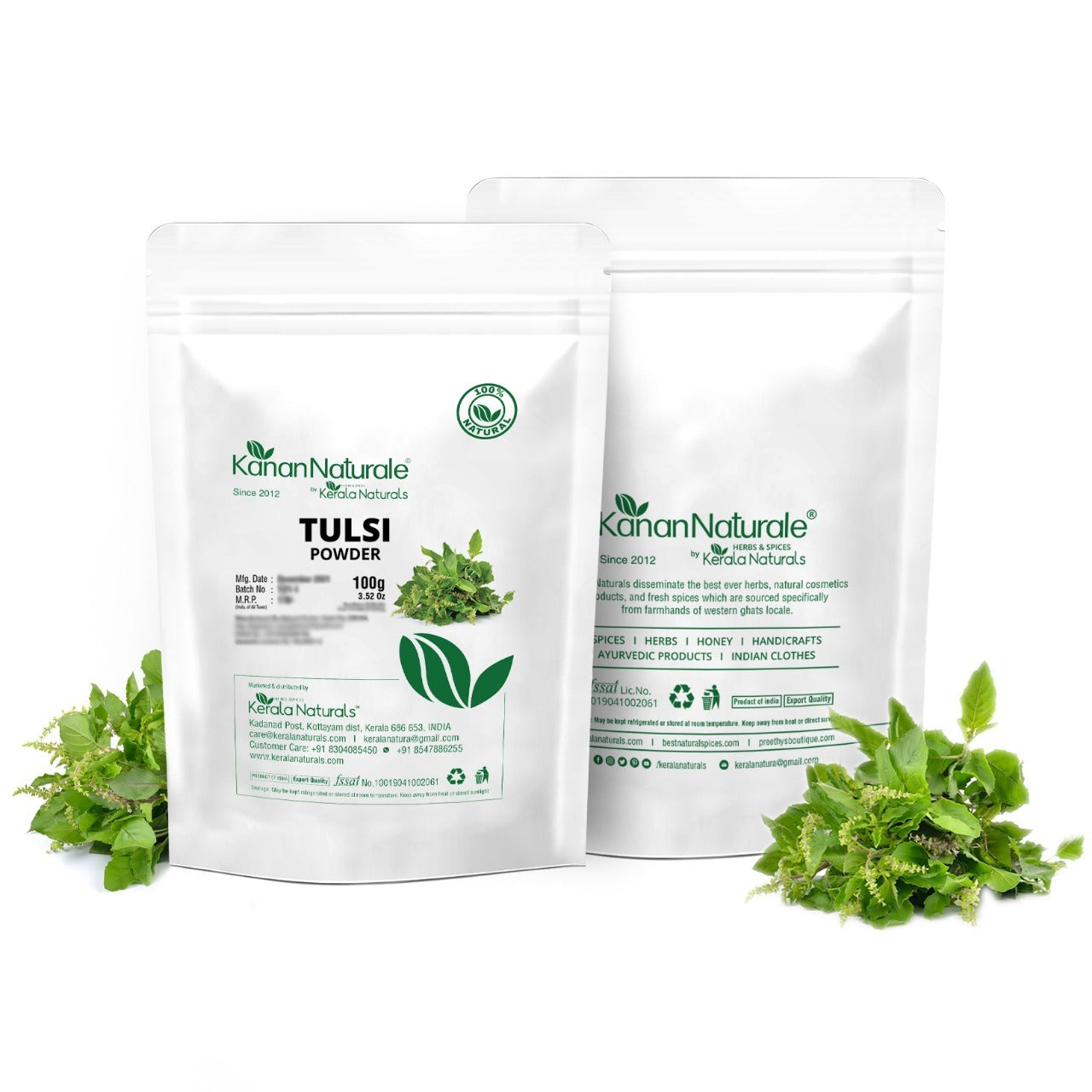 Kerala Naturals Tulsi Powder (100 GM)