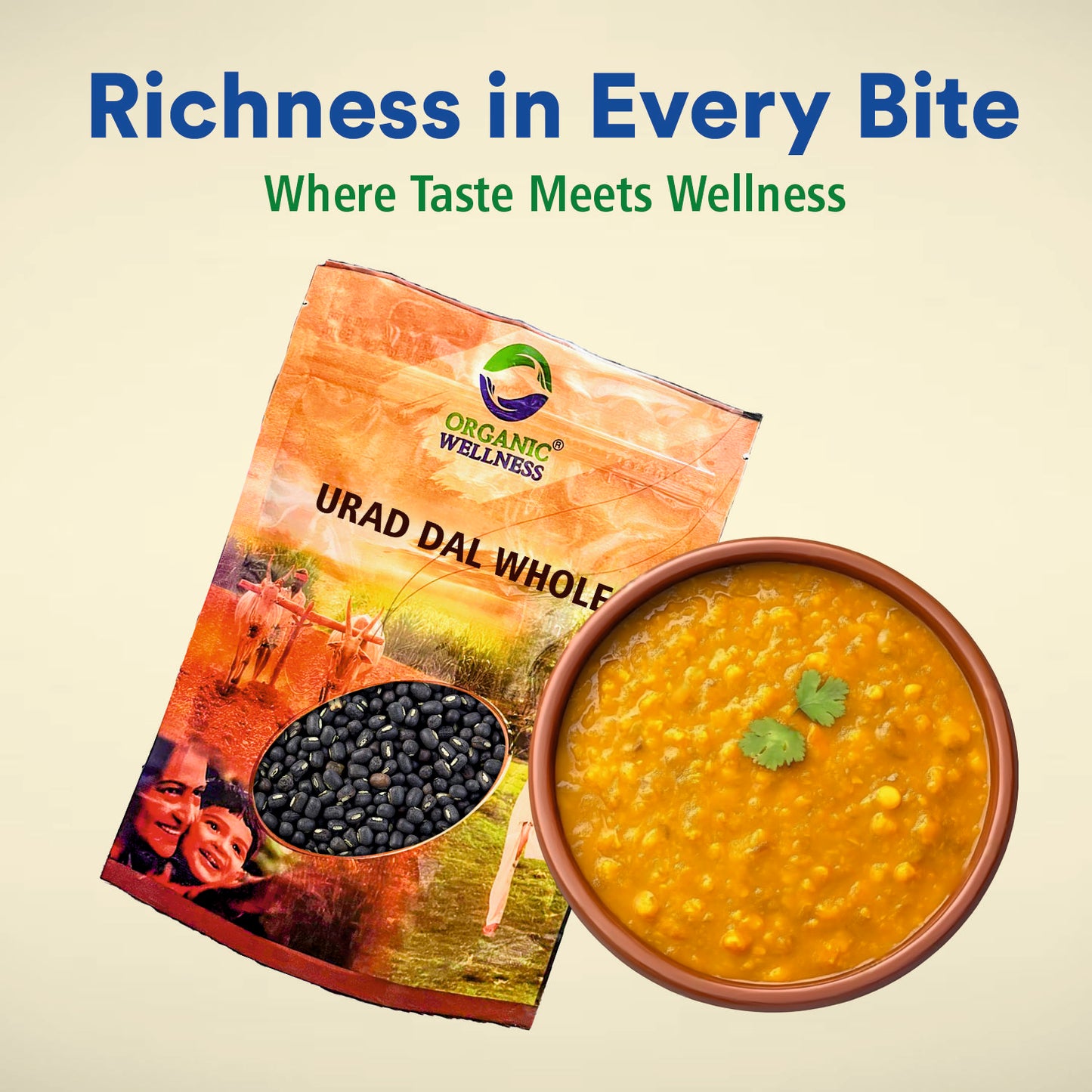 Organic Wellness Urad Dal Whole