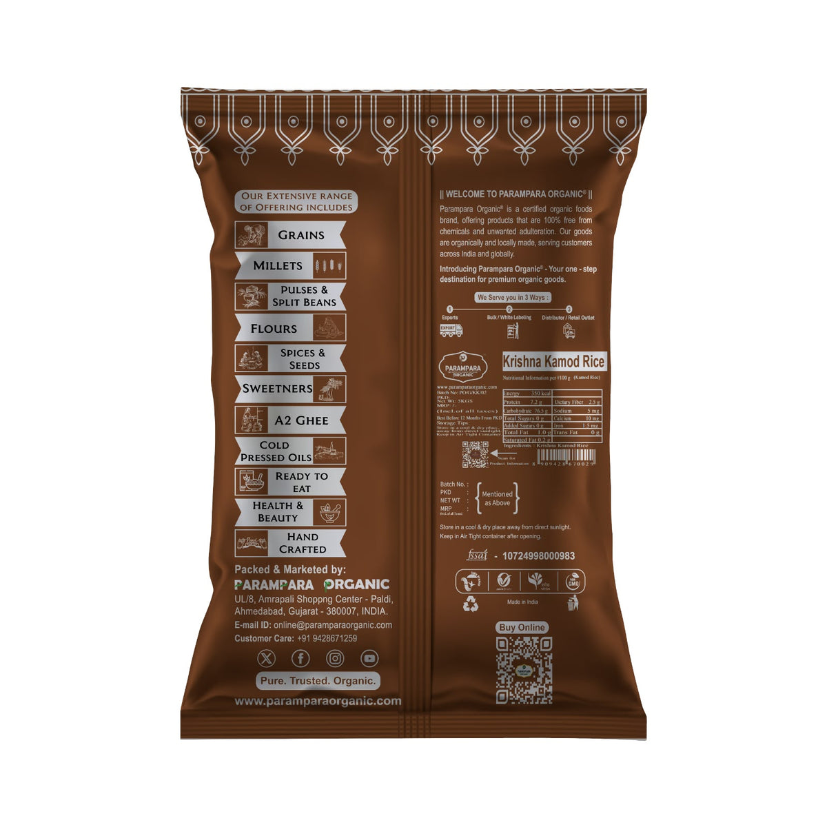 Parampara Organic Krishna Kamod Rice