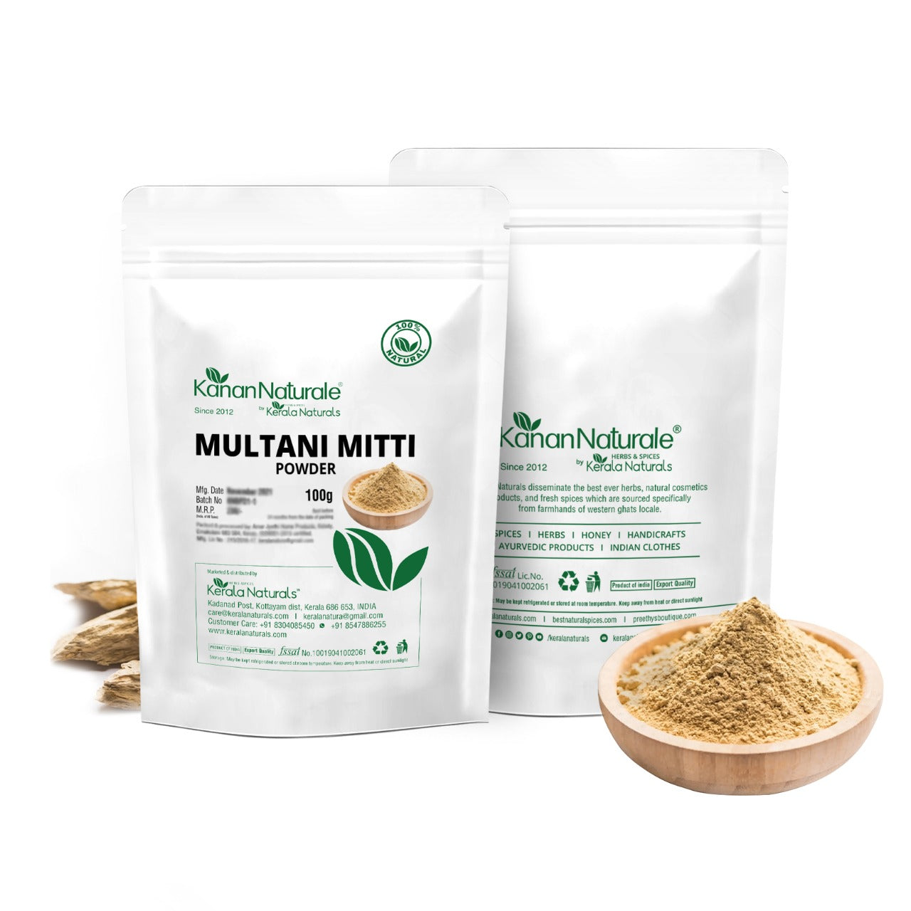 Kerala Naturals Multani Mitti Powder (100 GM)