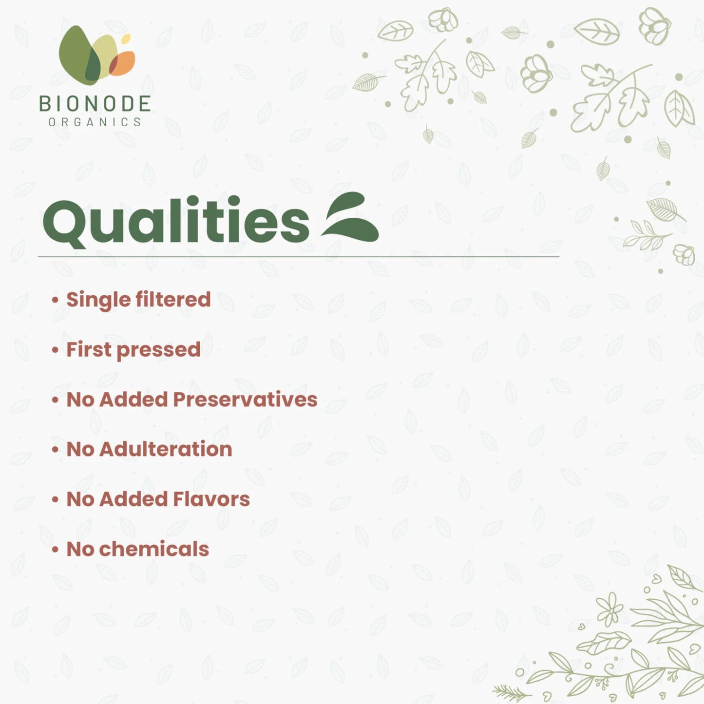 Bionode Organic Cold Pressed Sesame Oil