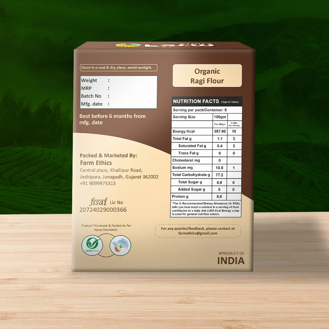 Farm Ethics Organic Ragi Flour