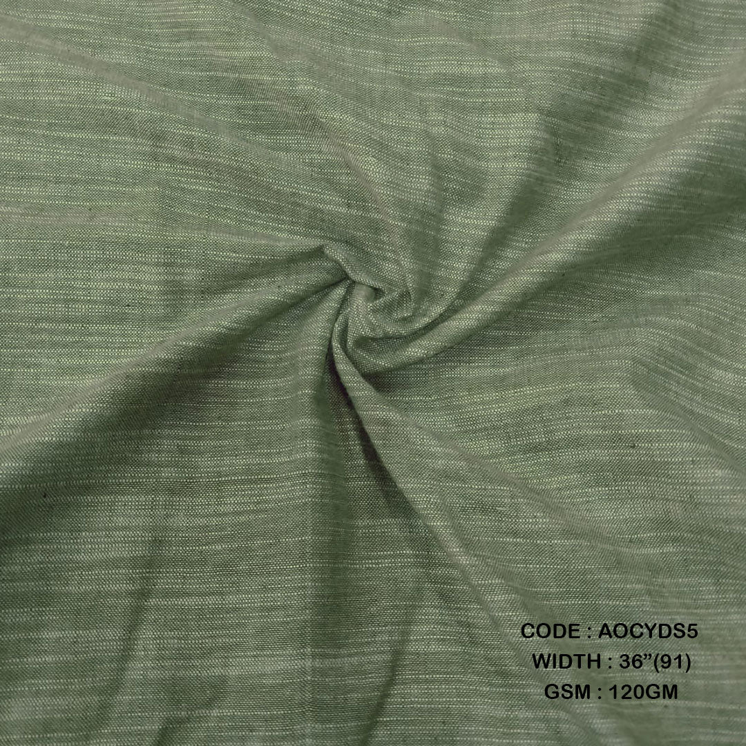 Adidev Textile HERBAL YARN DYED SLUB LIGHT GREEN ( 120 GSM AOCYDS5 )