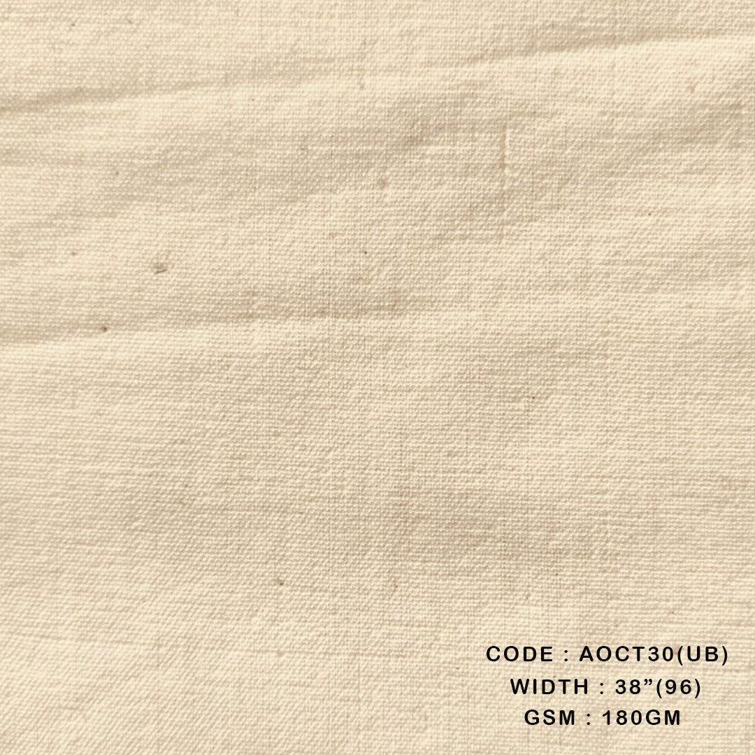 Adidev Textile Twisted thin cotton T30 unbleached ( 180 GSM AOCT30(UB))