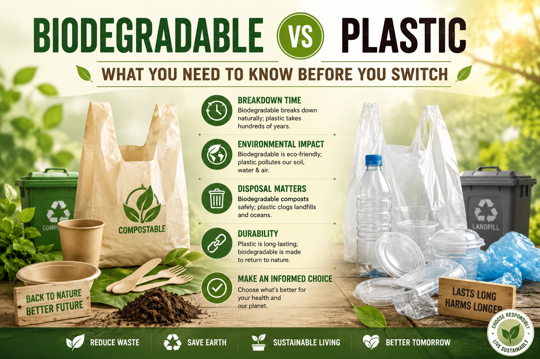 Eco-friendly biodegradable products for sustainable living