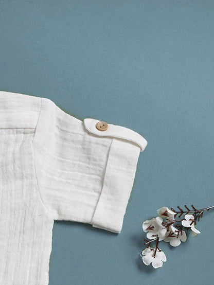Tiny Tiggy Premium Double Gauze Cotton Boy Co-ord Set - Ultra Soft and Breathable fabric