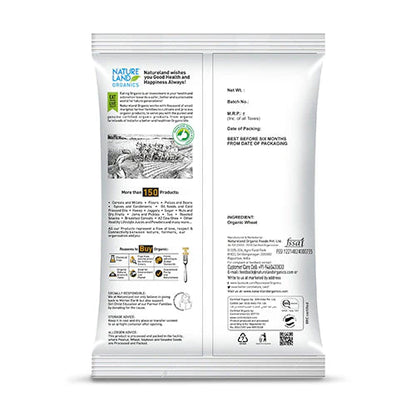 Natureland Organics Whole Wheat Flour 750 GM