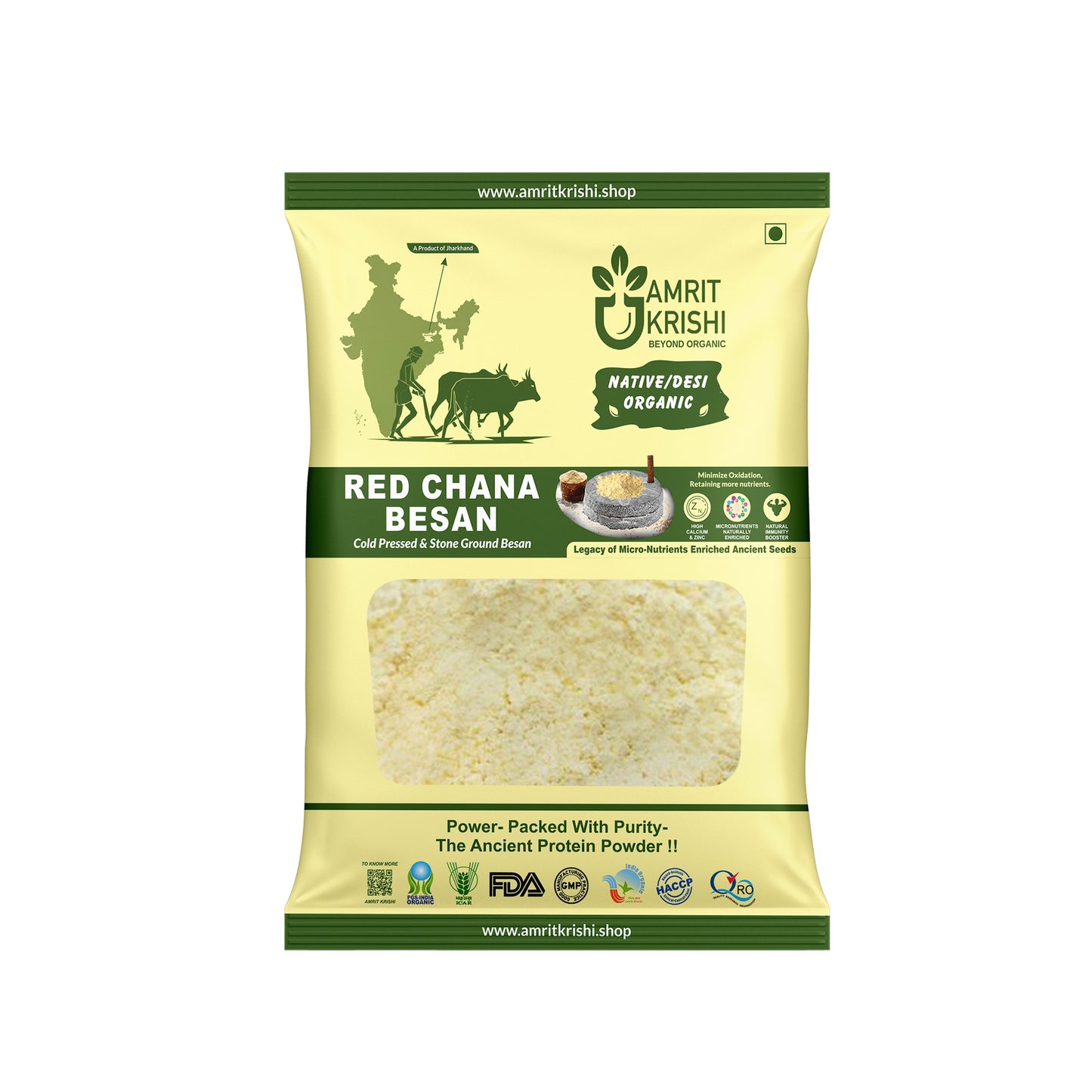 Amrit Krishi Desi Besan (Red Chana)