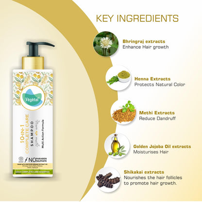 Vegetal 10-in-1 Complete Care Shampoo (200 ML)