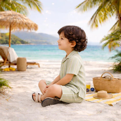 Tiny Tiggy Modern Summer Cord Set for Boys – Soft & Breathable