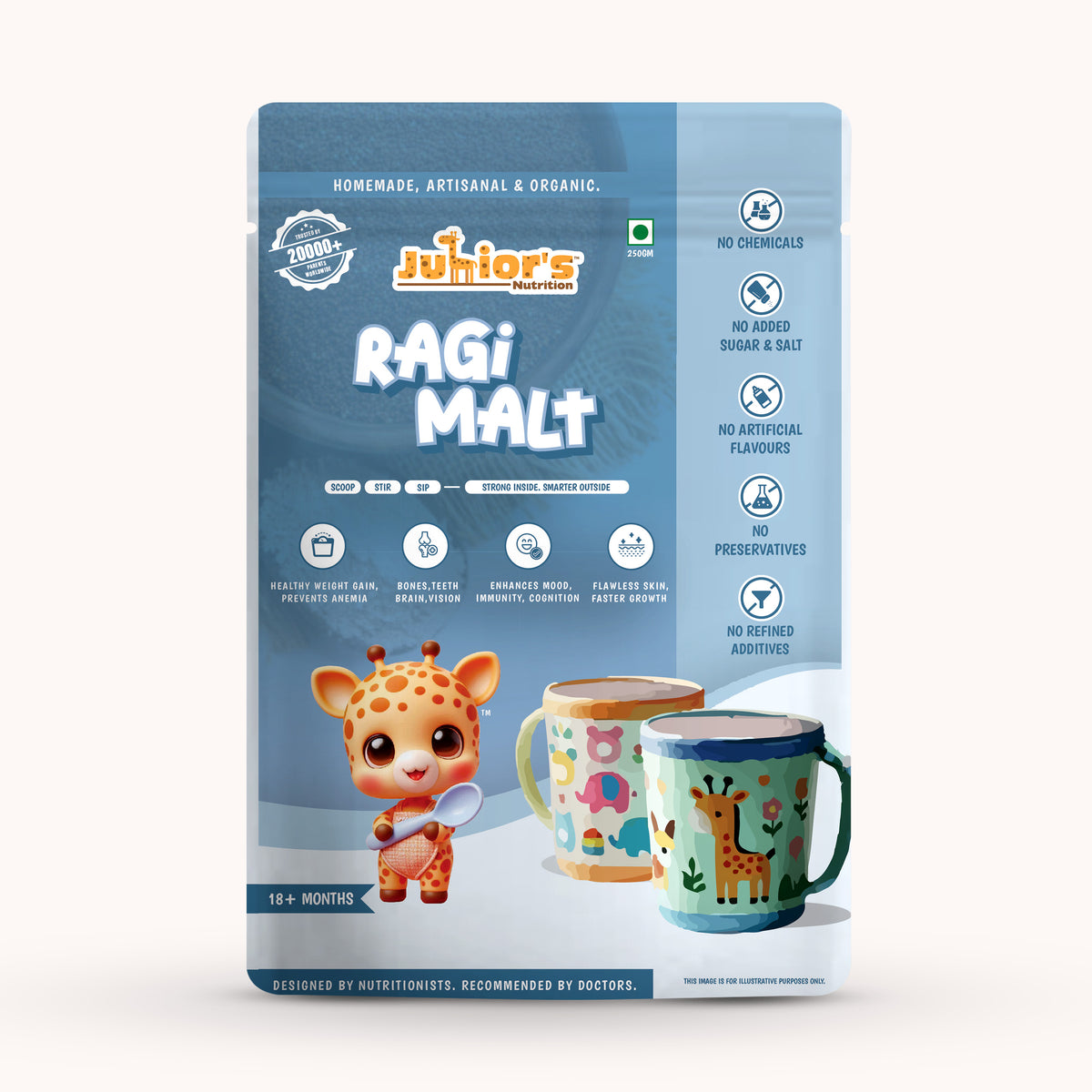 Junior's Nutrition Ragi Malt (250 GM)