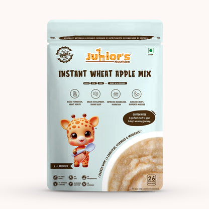 Junior's Nutrition Instant Wheat Apple Mix (250 GM)