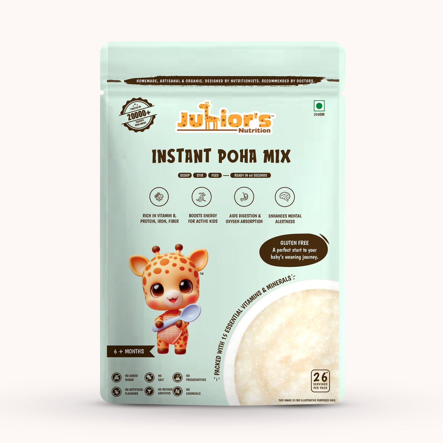 Junior's Nutrition Instant Poha Mix (250 GM)